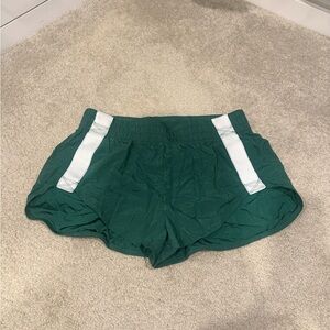 Free People Trail Angel Green Women's Athletic Shorts